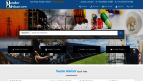 What Tenderadvisor.com website looked like in 2020 (4 years ago)