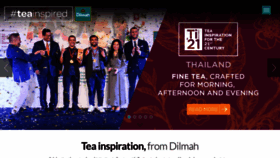 What Teainspired.com website looked like in 2020 (4 years ago)