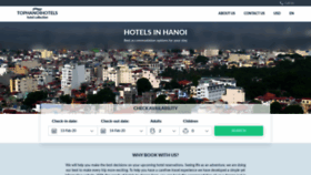 What Tophanoihotels.net website looked like in 2020 (4 years ago)