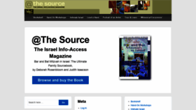 What Thesourceisrael.com website looked like in 2020 (4 years ago)