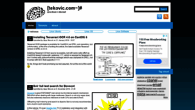 What Tekovic.com website looked like in 2020 (4 years ago)