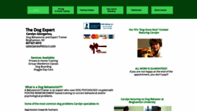 What Thedogxpert.com website looked like in 2020 (5 years ago)