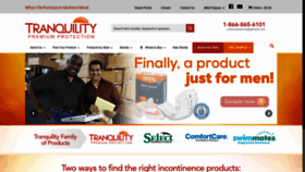 What Tranquilityproducts.com website looked like in 2020 (4 years ago)