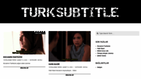 What Turksubtitle.com website looked like in 2020 (4 years ago)