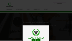 What Thevapeshop.com website looked like in 2020 (4 years ago)