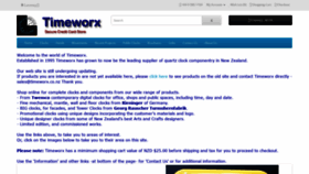 What Timeworx.co.nz website looked like in 2020 (4 years ago)