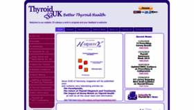 What Thyroiduk.org website looked like in 2020 (4 years ago)