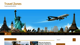 What Travelzones.net website looked like in 2020 (4 years ago)
