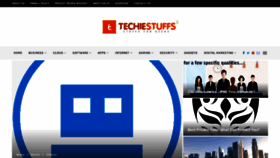 What Techiestuffs.com website looked like in 2020 (4 years ago)