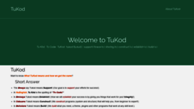What Tukod.com website looked like in 2020 (4 years ago)
