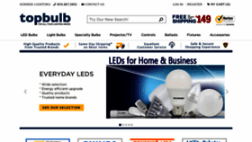 What Topbulb.com website looked like in 2020 (4 years ago)