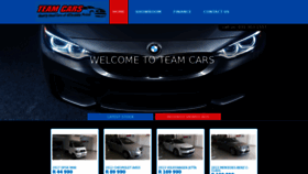 What Teamcars.co.za website looked like in 2020 (4 years ago)