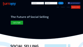 What Turnkeysocial.com website looked like in 2020 (4 years ago)