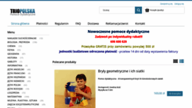 What Triopolskapomocedydaktyczne.pl website looked like in 2020 (4 years ago)