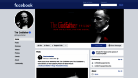 What Thegodfather.com website looked like in 2020 (4 years ago)