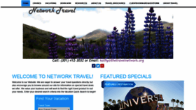 What Thetravelnetwork.org website looked like in 2020 (4 years ago)