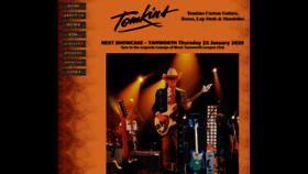 What Tomkinsguitars.com website looked like in 2020 (4 years ago)