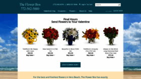 What Theflowerboxfl.com website looked like in 2020 (4 years ago)