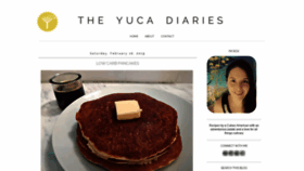What Theyucadiaries.com website looked like in 2020 (4 years ago)
