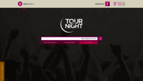 What Tourdenight.com website looked like in 2020 (4 years ago)