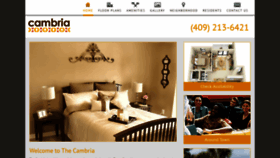 What Thecambriaapartments.com website looked like in 2020 (4 years ago)