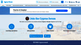 What Talkcyprusforum.com website looked like in 2020 (4 years ago)