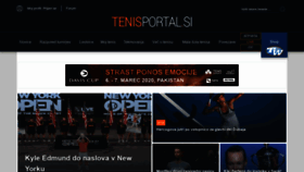 What Tenisportal.si website looked like in 2020 (4 years ago)