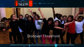 What Thresholdtheatrearts.co.uk website looked like in 2020 (4 years ago)
