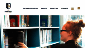 What Themarvellcollege.com website looked like in 2020 (4 years ago)