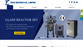 What Teficbiotech.com website looked like in 2020 (4 years ago)