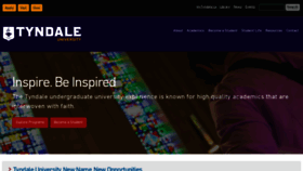 What Tyndaleu.ca website looked like in 2020 (4 years ago)