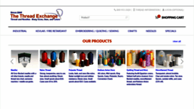 What Thethreadexchange.com website looked like in 2020 (5 years ago)