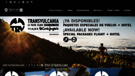 What Transvulcania.net website looked like in 2020 (4 years ago)