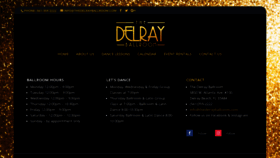 What Thedelrayballroom.com website looked like in 2020 (4 years ago)