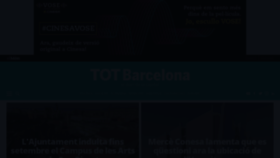 What Totbarcelona.cat website looked like in 2020 (4 years ago)