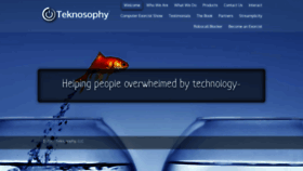 What Teknosophy.com website looked like in 2020 (4 years ago)
