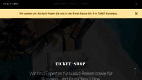 What Ticket-shop.com website looked like in 2020 (4 years ago)