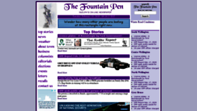 What Thefountainpen.com website looked like in 2020 (4 years ago)