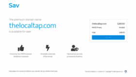 What Thelocaltap.com website looked like in 2020 (4 years ago)