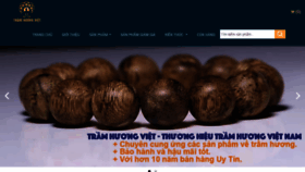 What Tramhuongviet.com website looked like in 2020 (4 years ago)