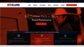 What Teamrapidtooling.com website looked like in 2020 (4 years ago)