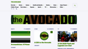 What The-avocado.org website looked like in 2020 (5 years ago)