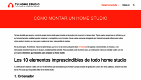 What Tuhomestudio.com website looked like in 2020 (4 years ago)