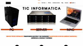 What Ticinformatica.com website looked like in 2020 (4 years ago)