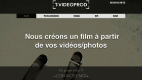 What T-videoprod.com website looked like in 2020 (4 years ago)