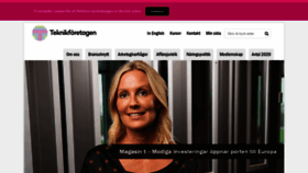 What Teknikforetagen.se website looked like in 2020 (4 years ago)