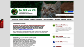 What Tierschutz-klosterneuburg-wu.at website looked like in 2020 (4 years ago)