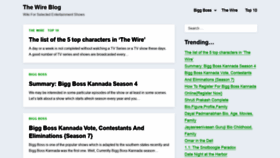 What Thewireblog.net website looked like in 2020 (4 years ago)