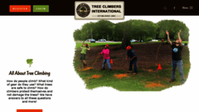 What Treeclimbing.com website looked like in 2020 (4 years ago)