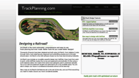 What Trackplanning.com website looked like in 2020 (4 years ago)